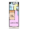 GRANDUKE 東別院 1LDKの間取り