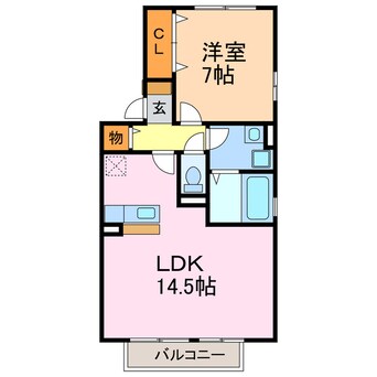 間取図 オンディーヌ