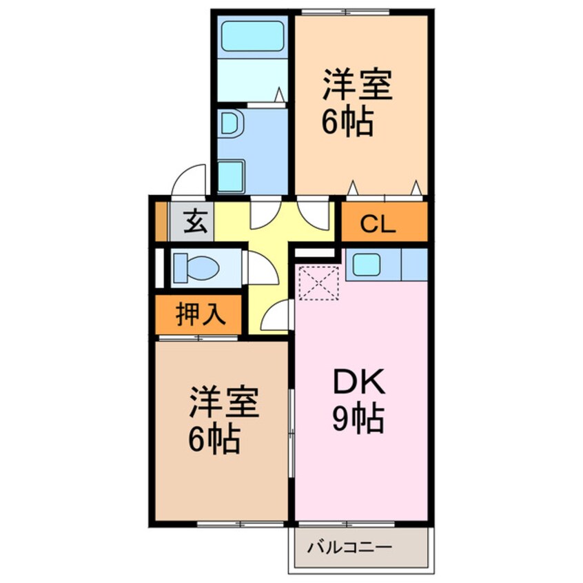 間取図 サンピア高根台