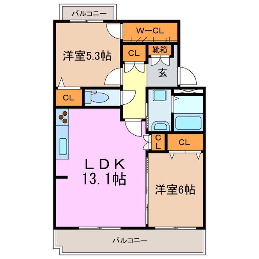 間取図 水野マンション