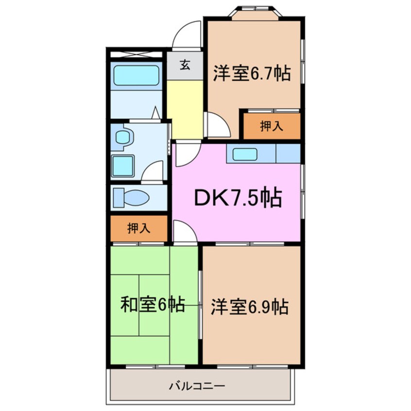 間取図 ビューラー今井