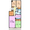 日進パーク・マンション 3LDKの間取り