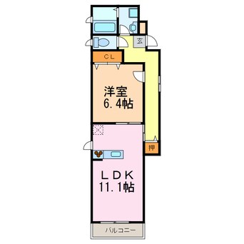 間取図 シャーメゾンエムズ