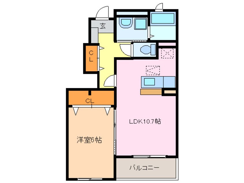 間取図 池上台コーポラス