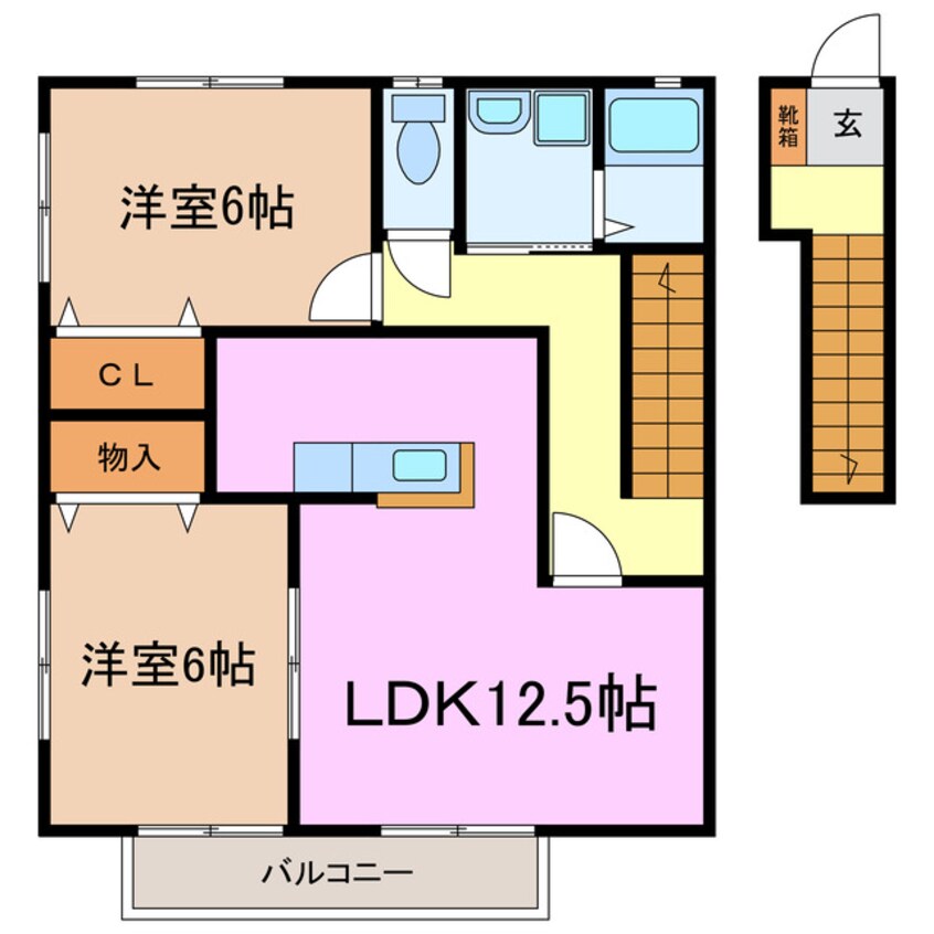 間取図 ガーデンソレジオC