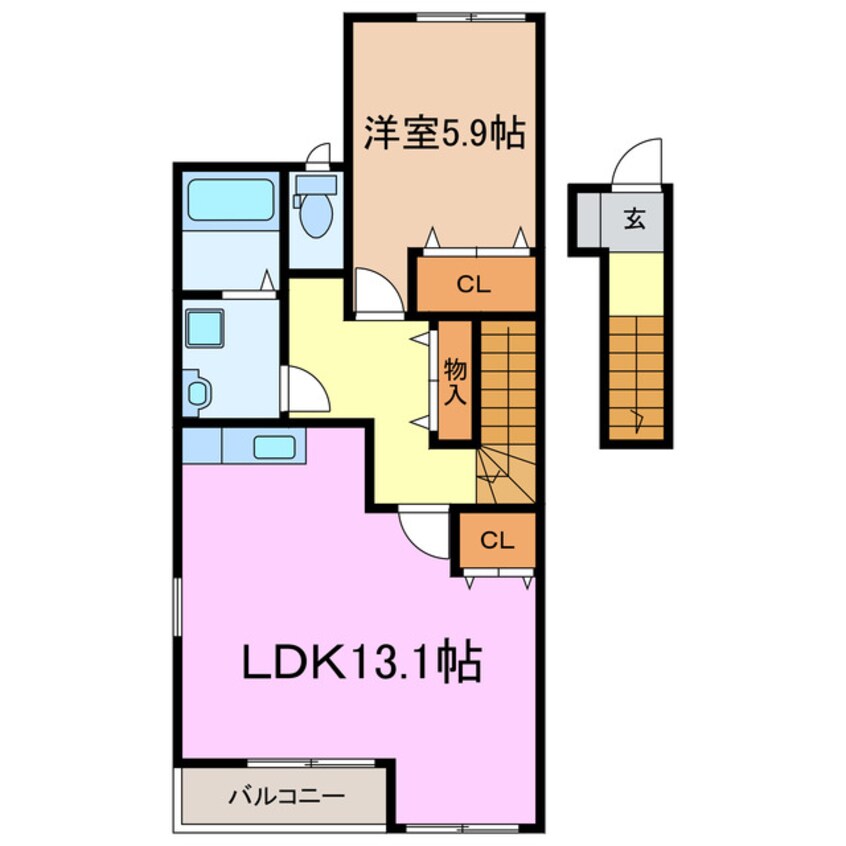 間取図 アルページュ