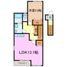 アルページュ 1LDKの間取り