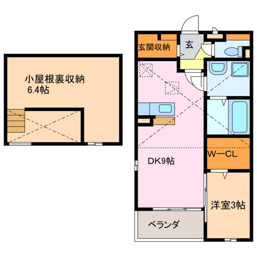 間取図 ソル　レヴェンテ