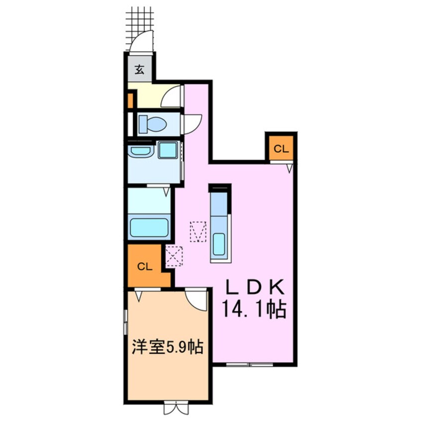 間取図 ベルリュミエールⅠ