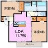 プリマヴェーラ天王台 2LDKの間取り