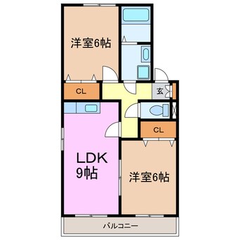間取図 ルポミエⅡ