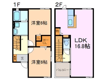 間取図 ブランシュ　ネージュ