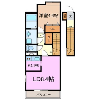 間取図 クレールヒルズ･エム