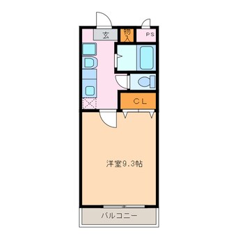 間取図 アンソレイユ榎木