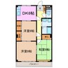 アサノハイツ 3DKの間取り