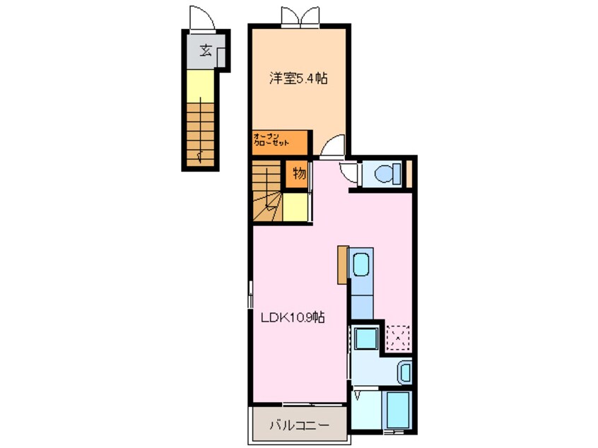 間取図 フローラ（青山）