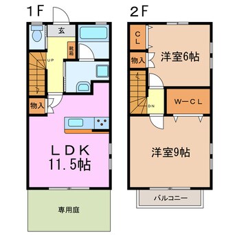 間取図 クレスト竹の山