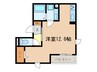 ヒルズ三好 1Rの間取り