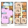 園原貸家 4LDKの間取り