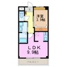 ベル・グラースⅢ 1LDKの間取り