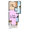 アネックスＡ 1LDKの間取り