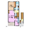 アネックスＡ 1LDKの間取り