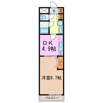 間取図 ランドマーク中平