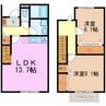 リーブル洒落B 2LDKの間取り