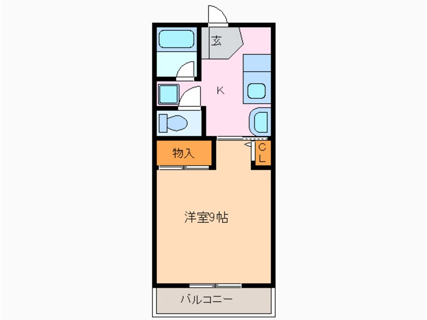 間取図 グリーンコーポ平手