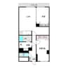 栄晃ビル 2LDKの間取り