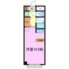 リュシャール 1Rの間取り