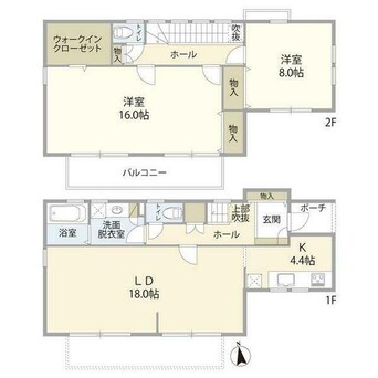 間取図 天白区平針南2丁目戸建