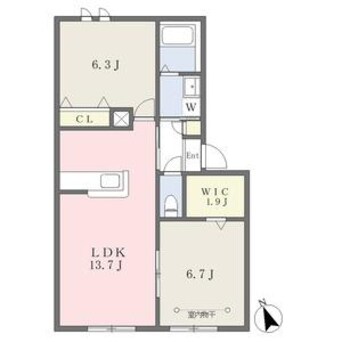 間取図 ウィングド フット コート