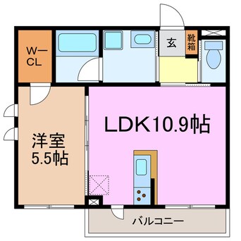 間取図 フェザーハイム