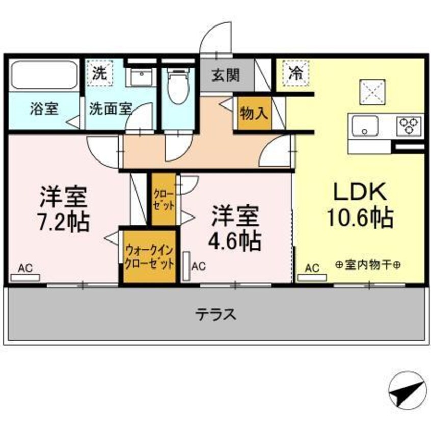 間取図 （仮称）GRAND D-ROOM 豊田市浄水町伊保原 A棟