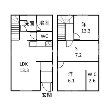 間取図 日進市赤池3丁目戸建