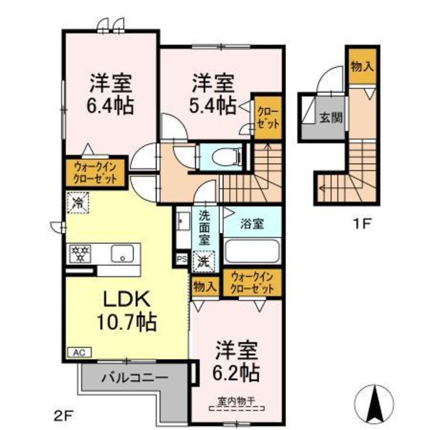 間取図 仮称）D-room赤池箕ノ手Ⅰ