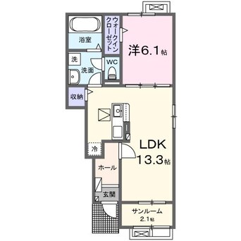 間取図 アイレ北山1