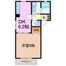 プラムヒルズ 1DKの間取り
