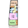 ウィングコート平針 2LDKの間取り