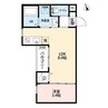 robot home 原Ⅱ 1LDKの間取り