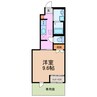 仮)三好町天王新築アパート 1Kの間取り