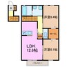 瓔珞 2LDKの間取り