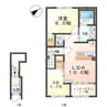 メゾン　ドゥ　ボヌール 2LDKの間取り
