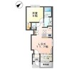 メゾン　ドゥ　ボヌール 1LDKの間取り