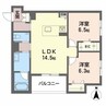 アンビエラ 2LDKの間取り