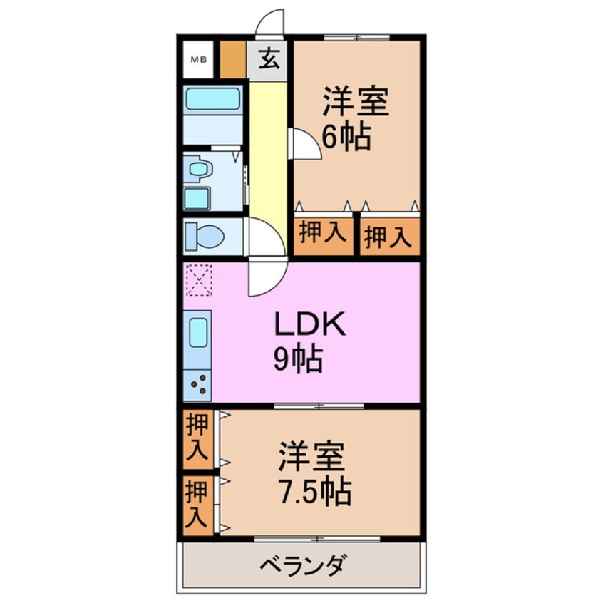 間取図 ファミール香