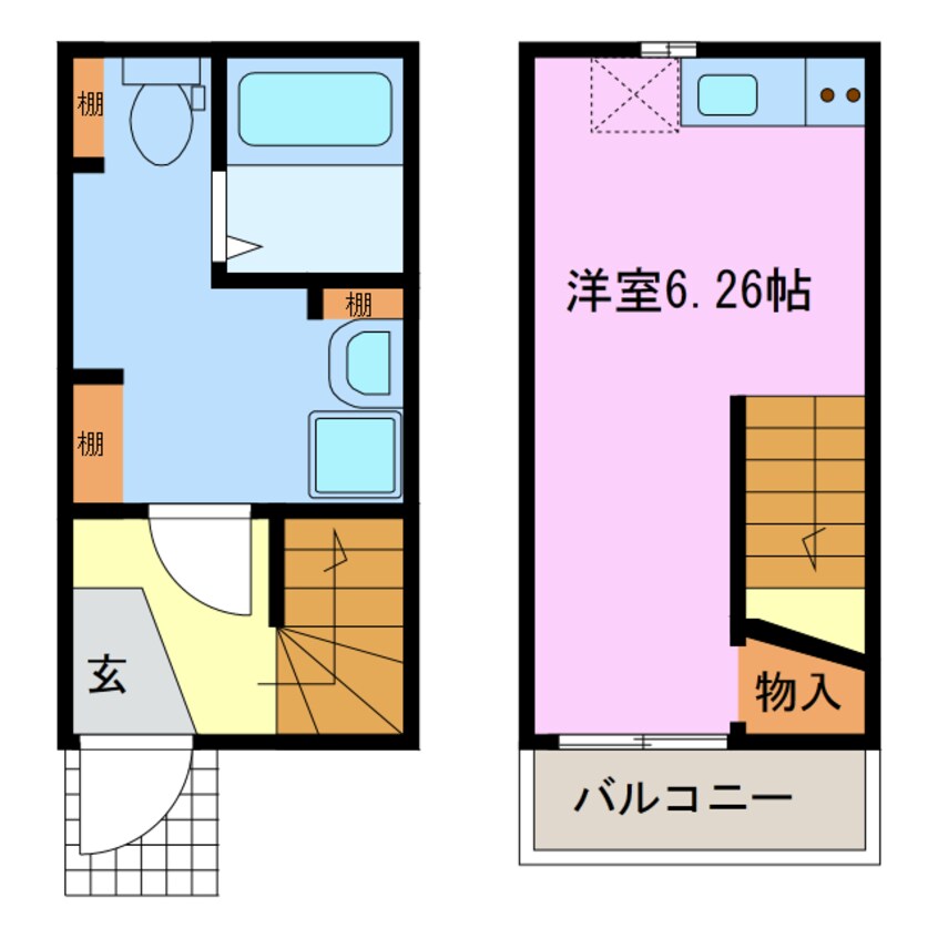 間取図 アースクエイク浦里