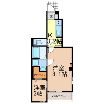 間取図 ケーズアヴェニール