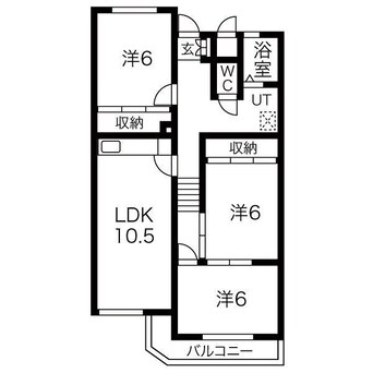 間取図 シャトーロイヤル南山